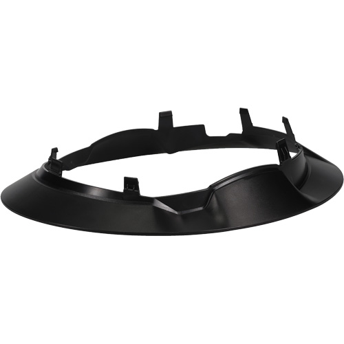 Bordure large compl&egrave;te &agrave; agrafe pour casque d'alpiniste RZRBack, blanc Groupe Generik