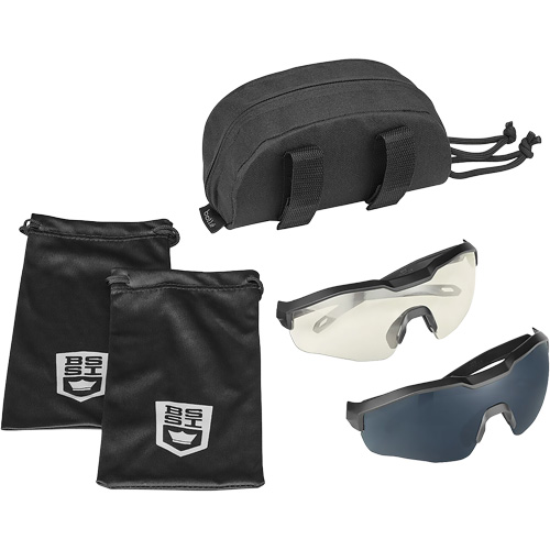 MY6 Safety Glasse Eyeshield Kit, Clear/Smoke Lens, Anti-Fog/Anti-Scratch, ANSI Z87+ Groupe Generik
