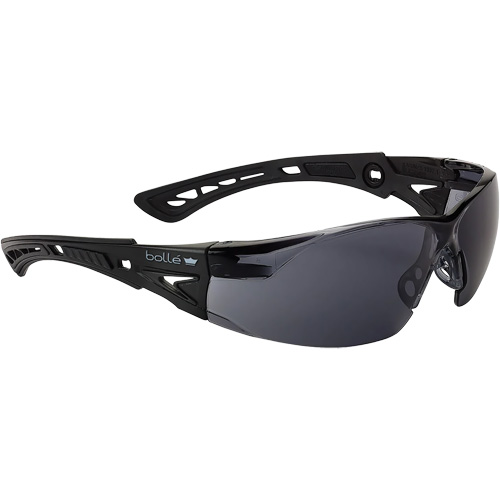 Rush+ BSSI Safety Glasses, Grey/Smoke Lens, Anti-Fog/Anti-Scratch, ANSI Z87+ Groupe Generik