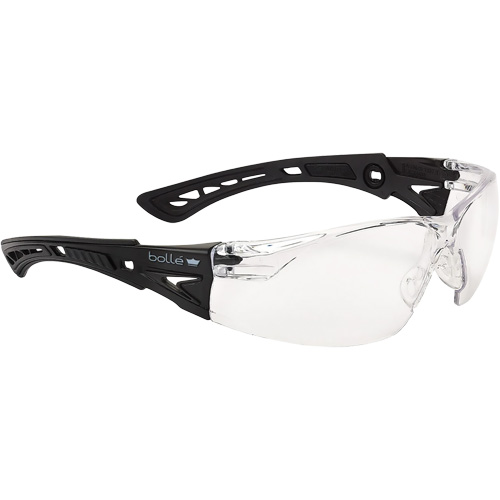 Rush+ Small BSSI Safety Glasses, Clear Lens, Anti-Fog/Anti-Scratch, ANSI Z87+ Groupe Generik