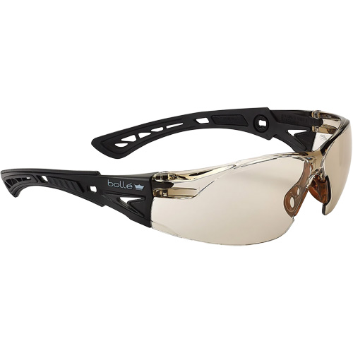 Rush+ Small BSSI Safety Glasses, Brown/Copper Lens, Anti-Fog/Anti-Scratch, ANSI Z87+ Groupe Generik