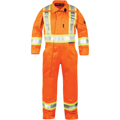 High-Visibility Fire-Resistant Coveralls, Size X-Large, Orange Groupe Generik