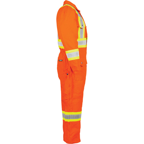 High-Visibility Lined Canvas Overalls, Small, High Visibility Orange Groupe Generik