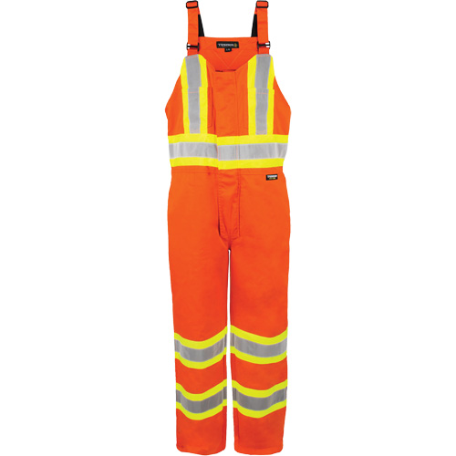Salopette non doubl&eacute;e haute visibilit&eacute;, Moyen, Orange haute visibilit&eacute; Groupe Generik