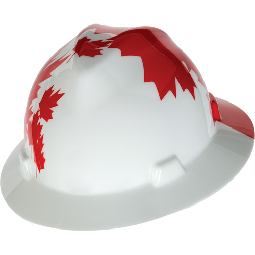 Casque de protection V-Gard &agrave; fentes s&eacute;rie Canadian Freedom, Suspension Rochet, Non ventil&eacute; Groupe Generik