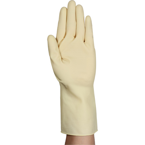 AlphaTec&reg; 87-137 Lightweight Natural Gloves, Size 8, 11.8" L, Rubber Latex, 16-mil Groupe Generik