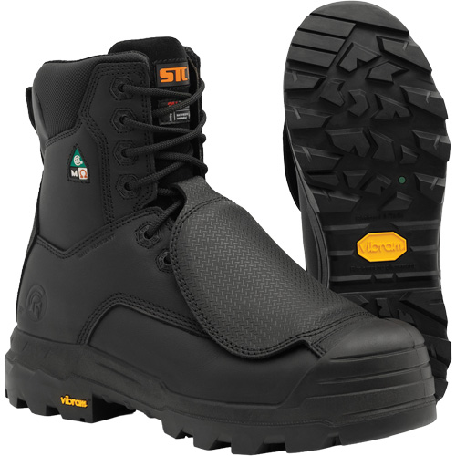 Vulcan Work Boots with External Metguard, Leather, Size 6, Impermeable Groupe Generik