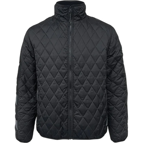 Manteau pour cong&eacute;lateur Thermolite 405BK, Hommes, 3T-Grand, Noir Groupe Generik