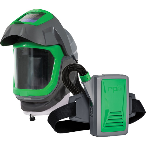 Masque de respirateur Z-Link avec joint de visage, visi&egrave;re & montage &agrave; ceinture, Respirateur &agrave; masque/Masque de soudage, Pile Lithium-ion Groupe Generik