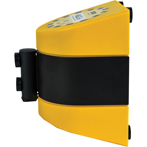Syst&egrave;me de barri&egrave;re de s&eacute;curit&eacute; HAZLOK, Plastique, Fixation magn&eacute;tique, 30', Ruban Noir et jaune Groupe Generik