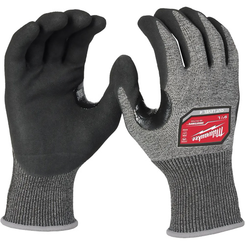 Gants haute dext&eacute;rit&eacute; r&eacute;sistants &agrave; la coupe, Taille 2T-Grand, Calibre 18, Rev&ecirc;tement Nitrile, Enveloppe en Poly&eacute;thyl&egrave;ne, ANSI/ISEA 105 niveau 4/EN 388 niveau D Groupe Generik