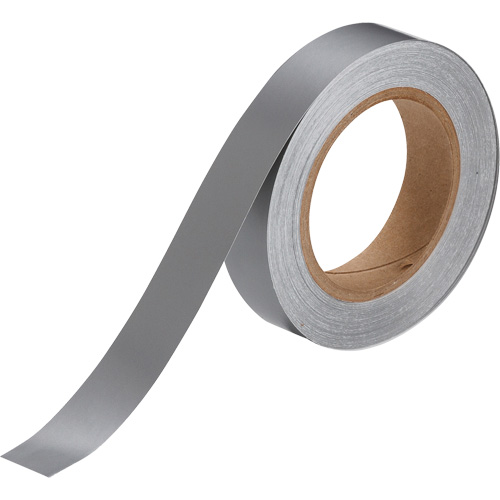 Pipe Marker Tape, 90', Grey Groupe Generik