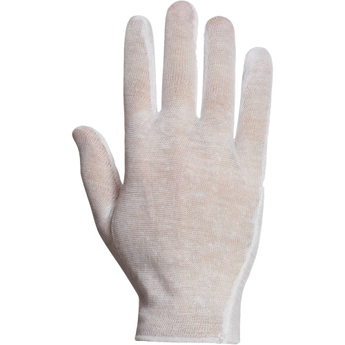 Gants d'inspection Superior ML40, Poly/coton, Poignet &agrave; ourlet, Taille unique Groupe Generik