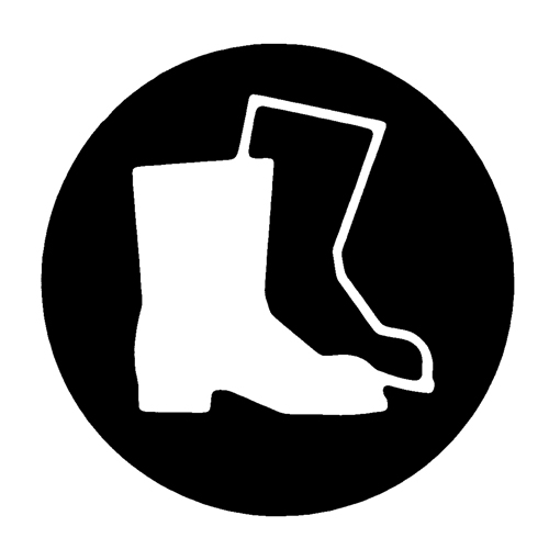 Right to Know Pictogram Labels - Full Protection Suit, Vinyl, Sheet, 5/8" L x 3/4" W Groupe Generik