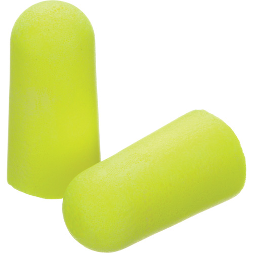 Bouchons d'oreilles n&eacute;on jaune E-A-Rsoft, Vrac - Sac en poly Groupe Generik