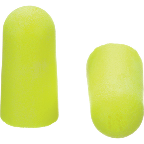 Bouchons d'oreilles n&eacute;on jaune E-A-Rsoft, Vrac - Sac en poly Groupe Generik