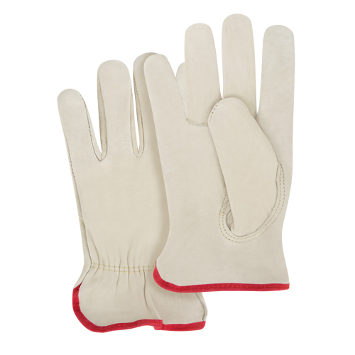 Gants pour conducteurs &agrave; ajustement serr&eacute;, 2T-Grand, Paume en Cuir fleur de vache Groupe Generik