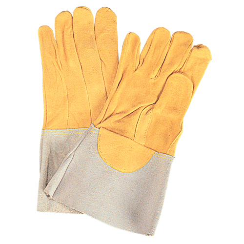 Gants de soudage TIG &agrave; ajustement sup&eacute;rieur, Cuir de daim refendu, Taille 2T-Grand Groupe Generik