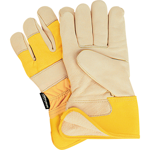 Gants d'ajusteur &agrave; chaleur sup&eacute;rieure de premi&egrave;re qualit&eacute;, T-Grand, Paume en Cuir fleur de vache, Doublure en Thinsulate Groupe Generik