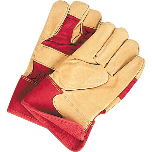 Gants d'ajusteur doubl&eacute;s pour l'hiver &agrave; chaleur sup&eacute;rieure, Grand, Paume en Cuir fleur de porc, Doublure en Thinsulate Groupe Generik