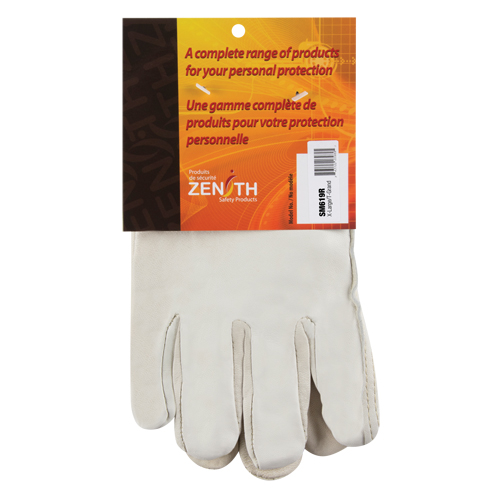 Winter-Lined Driver's Gloves, X-Large, Grain Cowhide Palm, Fleece Inner Lining Groupe Generik