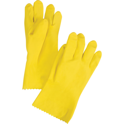 Gants ChemStop, Taille Petit/7, 12" lo, Latex, Doublure en Ouat&eacute;e, 16 mils Groupe Generik