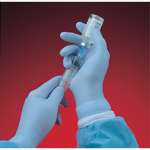 N-Dex&reg; 6005PF Gloves, Medium, Nitrile, 4-mil, Powder-Free, Blue Groupe Generik