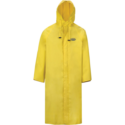 V&ecirc;tements imperm&eacute;ables Hurricane ignifuges et r&eacute;sistants &agrave; l'huile, manteau de 48', 5T-Grand, Jaune Groupe Generik