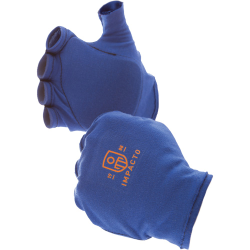 Doublures antichocs pour gants sans doigts, main droite, 6/T-petit, Paume en Synth&eacute;tique, Poignet &agrave; enfiler Groupe Generik