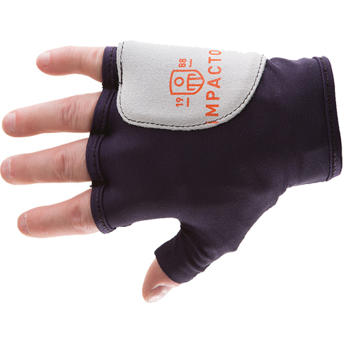 Gants de protection sans doigts paume/c&ocirc;t&eacute;, droit, T-petit, Paume en Su&egrave;de, Poignet &agrave; enfiler Groupe Generik