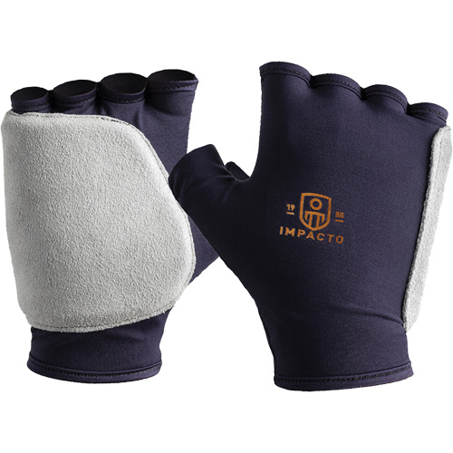 Enveloppe protectrice pour gant gauche contre les impacts lat&eacute;raux et de la paume, T-petit, Paume en Cuir fleur, Poignet &agrave; enfiler Groupe Generik