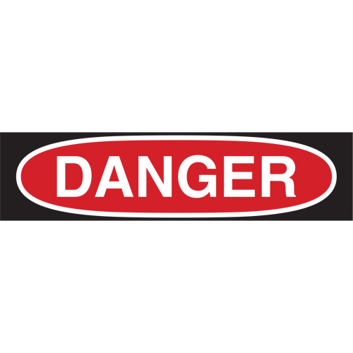 Enseigne Danger, 10" x 14", Polystyr&egrave;ne, Bilingue Groupe Generik