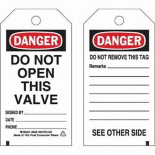 &eacute;tiquettes de s&eacute;curit&eacute; auto-plastifiantes, Polyester, 3" la x 5-3/4" h, Anglais Groupe Generik