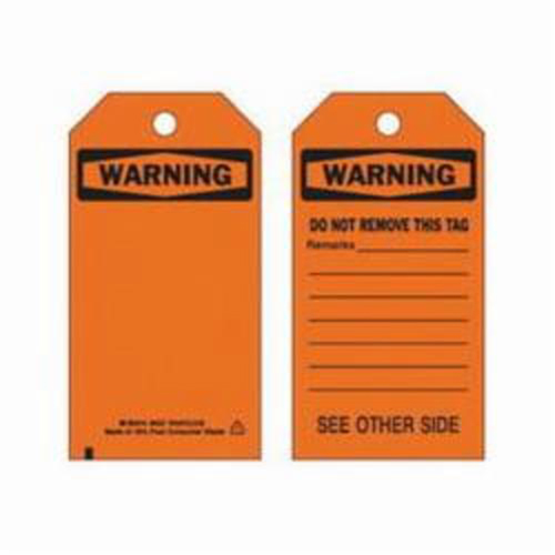 &eacute;tiquettes de s&eacute;curit&eacute; auto-plastifiantes, Polyester, 3" la x 5-3/4" h, Anglais Groupe Generik
