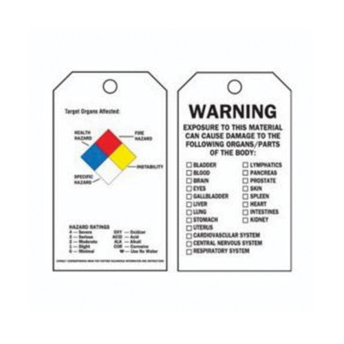 &eacute;tiquettes du droit &agrave; l'information, Polyester, 3" la x 5-3/4" h, Anglais Groupe Generik