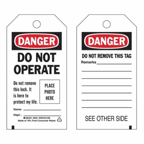 &eacute;tiquettes  Do Not Operate  autoplastifiantes, Polyester, 3" la x 5-3/4" h, Anglais Groupe Generik