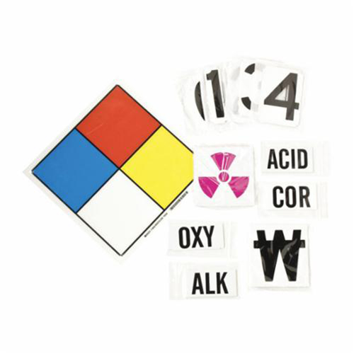 Trousse de syst&egrave;me de plaques-&eacute;tiquettes NFPA Groupe Generik