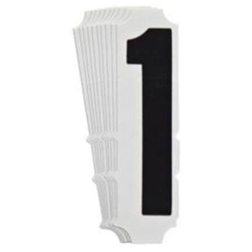 &eacute;tiquettes de lettres et chiffres gothiques individuels Quick-Align, 1, 4" h, Noir Groupe Generik