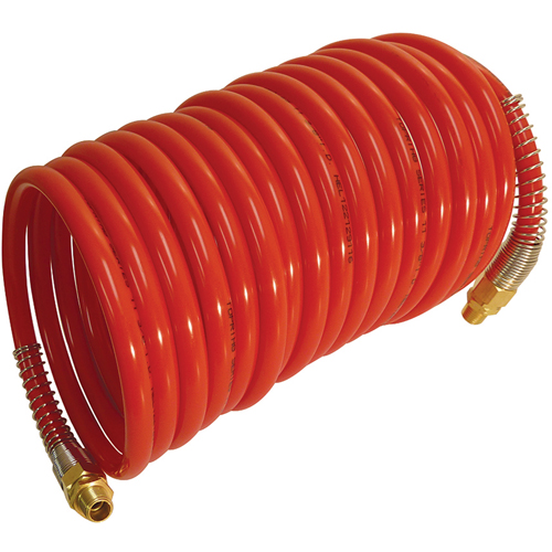 Tuyaux &agrave; air autor&eacute;tractables en nylon de s&eacute;rie 11, Air, 3/8" DI x 12,5' lo, Nylon, 200 psi &agrave; 23 °C Groupe Generik