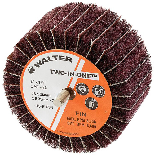 Meule &agrave; lamelles abrasives Two-In-One Groupe Generik