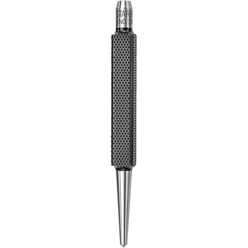 Centre Punch with Square Shank, 1/8" Dia., 3/8" Stock Size, 4" L Groupe Generik