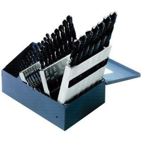 Regular-Point Drill Bit Set, 29 Pieces, Steel Groupe Generik