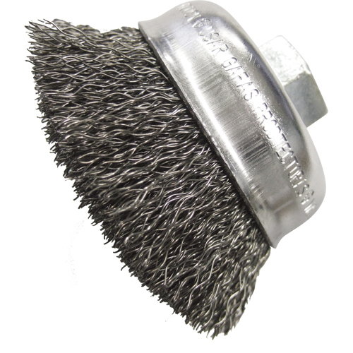 Brosses-boisseau &agrave; fils cr&ecirc;p&eacute;s 4" Groupe Generik