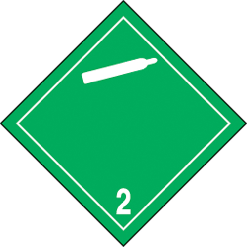 TDG Shipping Labels, Class 2.2, Non-Flammable & Non-Toxic Gases, Paper Groupe Generik