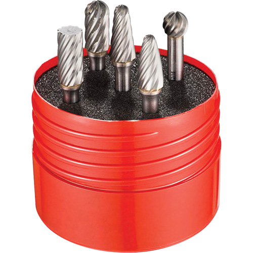 VA Cut Rotary Burr Set, 5 Pieces Groupe Generik
