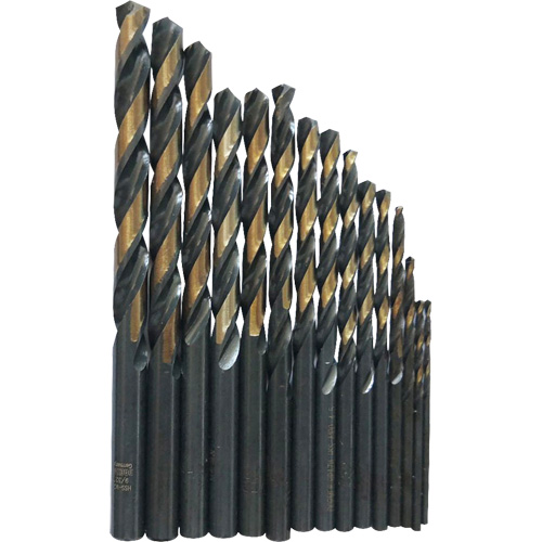 Jobber Length Drill Bit Set, 29 Pieces, High Speed Steel Groupe Generik