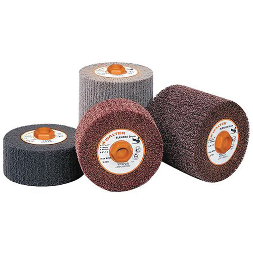Tambour de conditionnement de surface Blendex, 4-1/2" dia. x 2" la, 5/8"-11 Arbre, Grain Cors&eacute; Groupe Generik