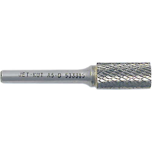 Cylindrical Burr, 5/8" Dia., 1/4" Shank, 1" Depth of Cut Groupe Generik