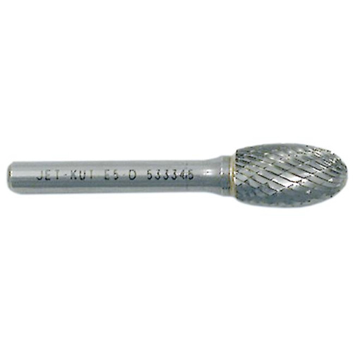 Fraise rotative de forme ovale, 1/2" dia., 1/4" Tige, 7/8" Prof. de la coupe Groupe Generik