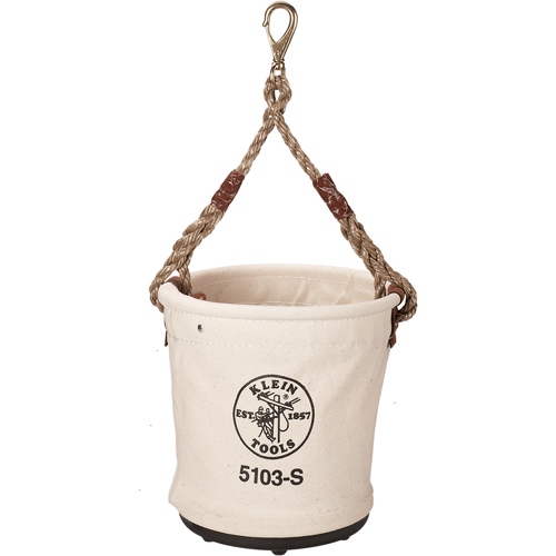 Seau &agrave; outils, 12" lo x 12" la x 12" h, Toile, Beige Groupe Generik